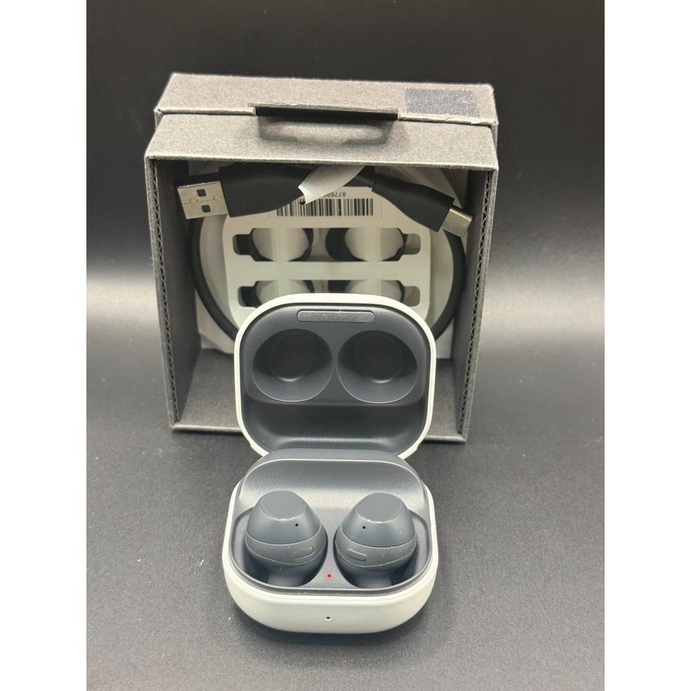 Samsung Galaxy Buds FE Wireless Bluetooth Earbuds Graphite w/ Case Accessories